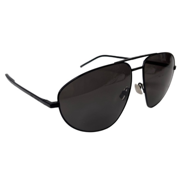 SAINT LAURENT Classic Aviator Sunglasses NEW 60mm Black Polarized main image 10